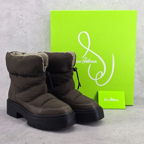 Sam Edelman Shoes - Sam Edelman Lakyn Puffer Boots Alpine Dark‎ Green Women's 7.5 M